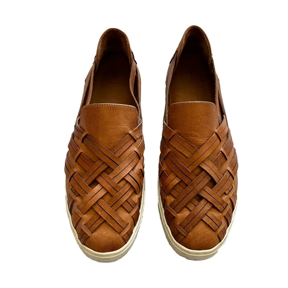 FRYE Leather Slip-On Shoes - Ivy Huarache Size 11M Trendy Stylish Effortless - Picture 2 of 8